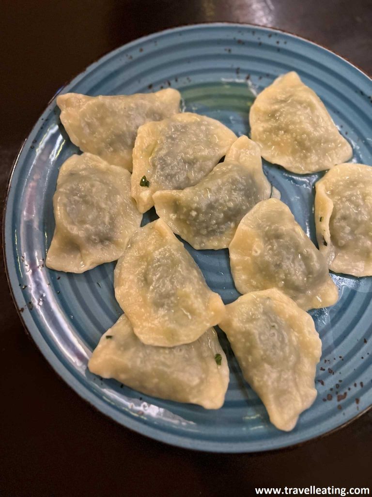 Pierogis del CK Browar uno de los restaurantes recomendados en Cracovia para comer.