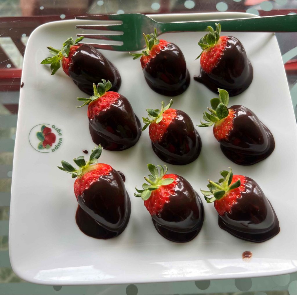 Las fresas son una de las frutas típicas que se cultivan en las montañas de Sri Lanka.